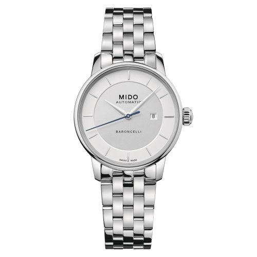 Mido M037.207.11.031.00 : Baroncelli Signature 30 Stainless Steel / Silver / Bracelet