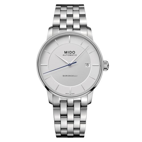 Mido M037.407.11.031.00 : Baroncelli Signature 39 Stainless Steel / Silver / Bracelet