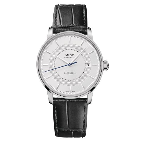 Mido M037.407.16.031.01 : Baroncelli Signature 39 Stainless Steel / Silver