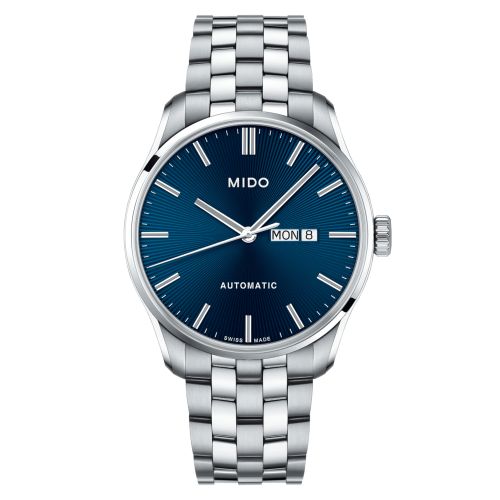 Mido M024.630.11.041.00 : Belluna Sunray Stainless Steel / Blue / Bracelet