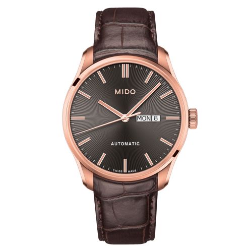 Mido M024.630.36.061.00 : Belluna Sunray Rose Gold / Grey