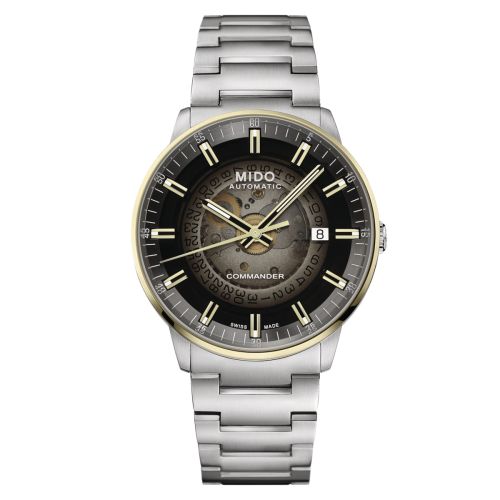 Mido M021.407.21.411.00 : Commander Gradient Stainless Steel - Yellow Gold / Bracelet