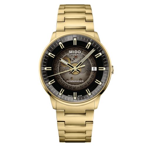 Mido M021.407.33.411.01 : Commander Gradient Yellow Gold / Bracelet