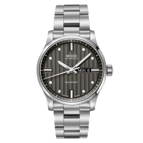 Mido M005.430.11.061.80 : Multifort Gent Stainless Steel / Grey / Bracelet