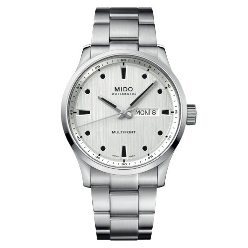 Mido M038.430.11.031.00 : Multifort M Stainless Steel / Silver / Bracelet