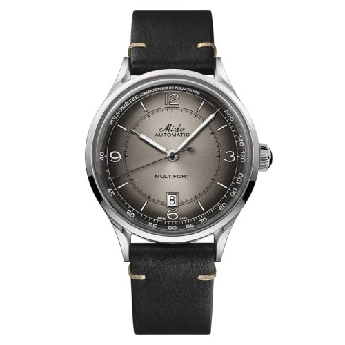 Mido M040.407.16.060.00 : Multifort Patrimony Stainless Steel / Anthracite