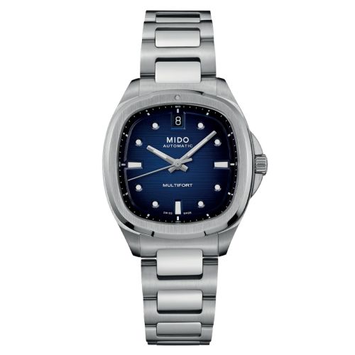 Mido M049.307.11.041.00 : Multifort TV 35 Stainless Steel / Blue / Bracelet