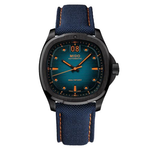 Mido M049.526.37.041.00 : Multifort TV Big Date PVD / Blue
