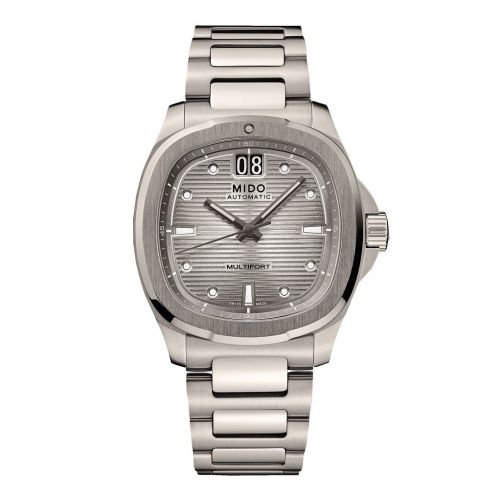 Mido M049.526.44.081.00 : Multifort TV Big Date Titanium / Silver / Bracelet
