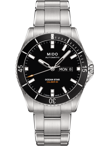 Mido M026.430.11.051.00 : Ocean Star 200 Stainless Steel / Black / Bracelet
