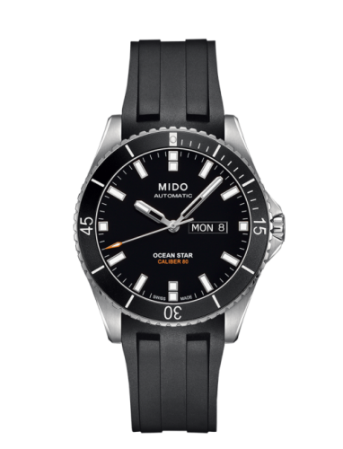 Mido M026.430.17.051.00 : Ocean Star 200 Stainless Steel / Black / Rubber