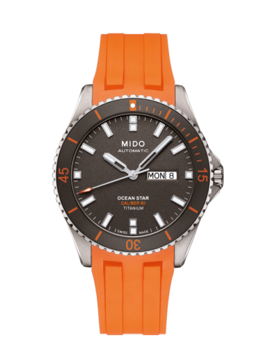 Mido M026.430.47.061.00 : Ocean Star 200 Titanium / Grey / Rubber