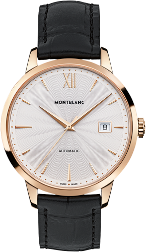 Montblanc 113705 : Heritage Spirit Date Automatic 39mm Red Gold Guilloche