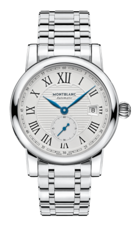 Montblanc 111912 : Star Roman Small Second Automatic Stainless Steel / Silver / Bracelet