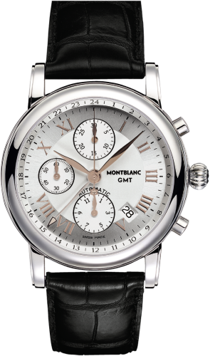 Montblanc 36967 : Star Roman Chronograph GMT Automatic Silver
