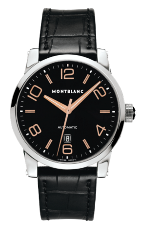 Montblanc 101551 : TimeWalker Date Automatic 4810 42 Black / Red Gold Numerals