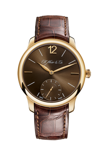 H. Moser & Cie 1321-0102 : Endeavour Small Seconds, Rose Gold, Marrone Dial