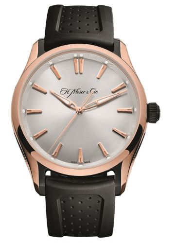 H. Moser & Cie 3230-0900 : Pioneer Centre Seconds Red Gold, Argenté Dial