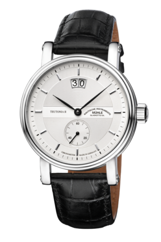 Mühle Glashütte M1-33-75-LB : Teutonia II Großdatum Chronometer Silver / Strap