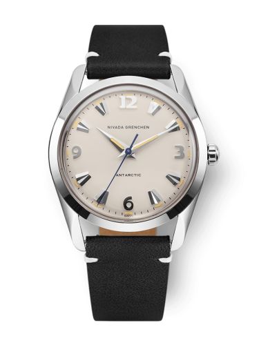 Nivada Grenchen 35001M15 : Antarctic 35 Eggshell - Beige Luminova / Stainless Steel / Black - White