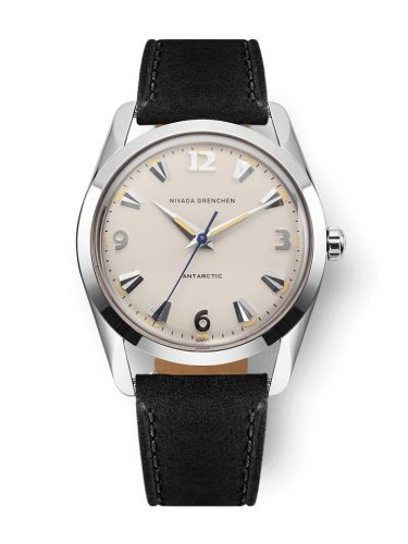 Nivada Grenchen 35001M17 : Antarctic 35 Eggshell - Beige Luminova / Stainless Steel / Black