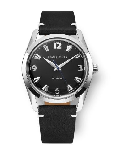 Nivada Grenchen 35002M15 : Antarctic 35 Black - White Luminova / Stainless Steel / Black - White