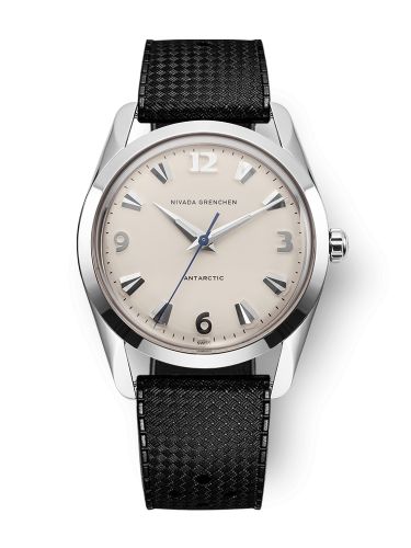 Nivada Grenchen 35004M01 : Antarctic 35 Eggshell - White Luminova / Stainless Steel / Tropic