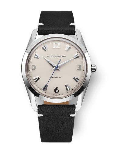 Nivada Grenchen 35004M15 : Antarctic 35 Eggshell - White Luminova / Stainless Steel / Black - White