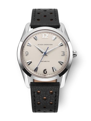 Nivada Grenchen 35004M40 : Antarctic 35 Eggshell - White Luminova / Stainless Steel / Black Racing