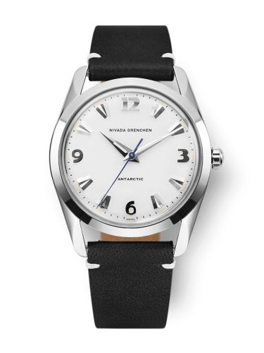 Nivada Grenchen 35005M15 : Antarctic 35 White - White Luminova / Stainless Steel / Black - White