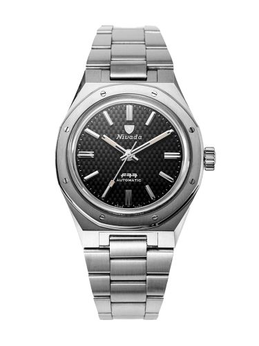 Nivada Grenchen 68000A77 : F77 Stainless Steel / Black / Bracelet