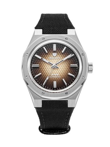 Nivada Grenchen 68002A77-BC : F77 Stainless Steel / Brown Smoked / Black / Velcro