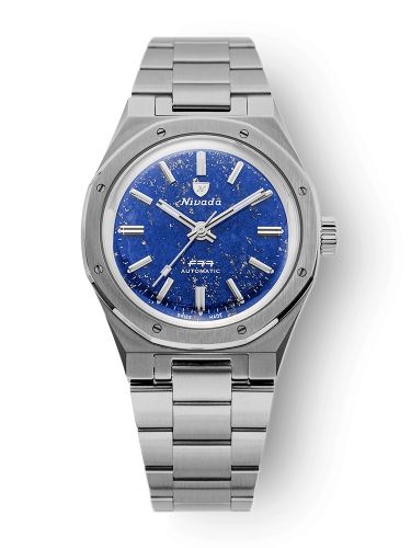 Nivada Grenchen 68017A77 : F77 Titanium / Lapis Lazuli / Bracelet