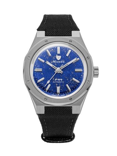 Nivada Grenchen 68017A77-BC : F77 Titanium / Lapis Lazuli / Velcro