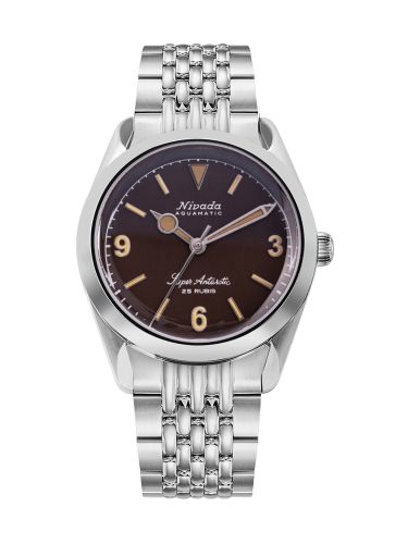 Nivada Grenchen 32031A04 : Super Antarctic 3.6.9. Tropical / Stainless Steel / Beads of Rice
