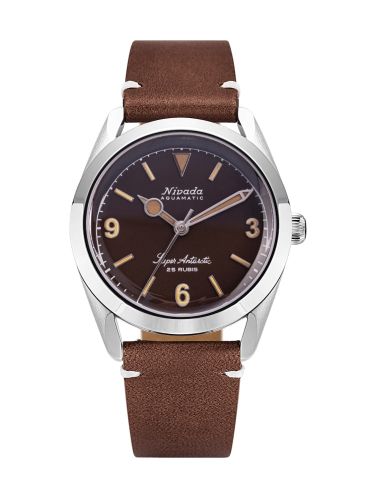 Nivada Grenchen 32031A14 : Super Antarctic 3.6.9. Tropical / Stainless Steel / Brown - White