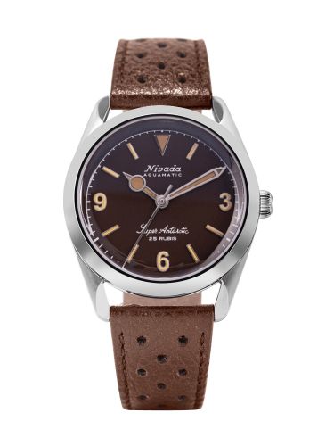 Nivada Grenchen 32031A23 : Super Antarctic 3.6.9. Tropical / Stainless Steel / Brown Racing