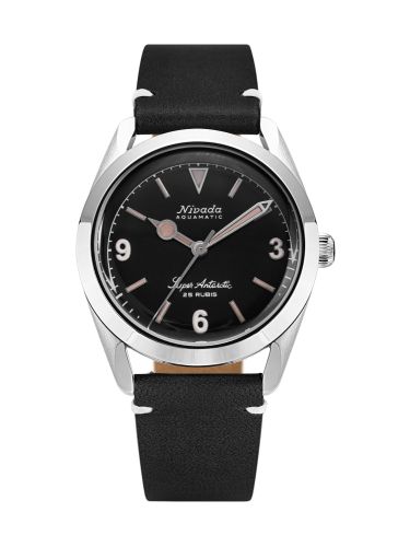 Nivada Grenchen 32032A15 : Super Antarctic 3.6.9. Black / Stainless Steel / Black - White