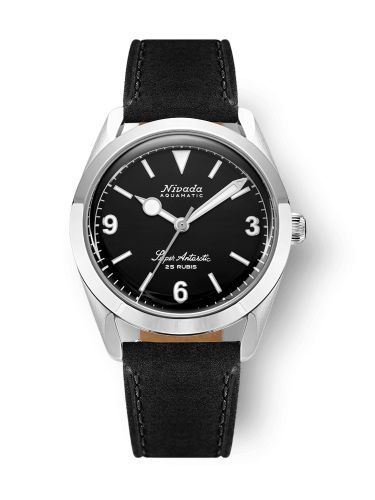 Nivada Grenchen 32039A17 : Super Antarctic 3.6.9. Black - No Vintage Effect / Stainless Steel / Black