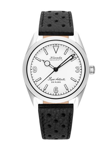 Nivada Grenchen 32067A10 : Super Antarctic 3.6.9. White - White Luminous / Stainless Steel / Black Racing