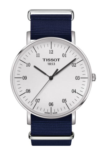 Tissot T109.610.17.037.00 : Everytime Large Stainless Steel / Silver / NATO