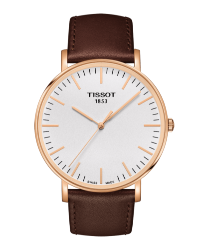 Tissot T109.610.36.031.00 : Everytime Large Rose Gold PVD / Silver / Strap