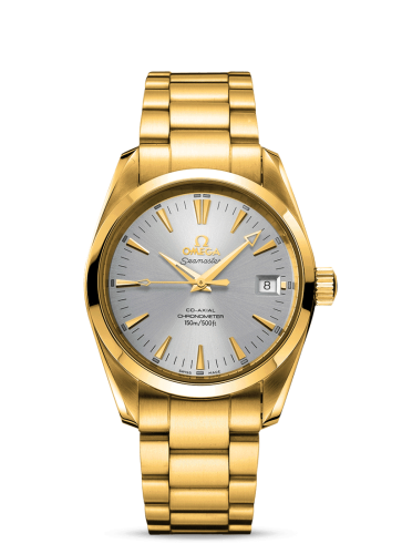 Omega 2103.30.00 : Seamaster Aqua Terra 150M Co-Axial 39.2 Yellow Gold / Silver / Bracelet