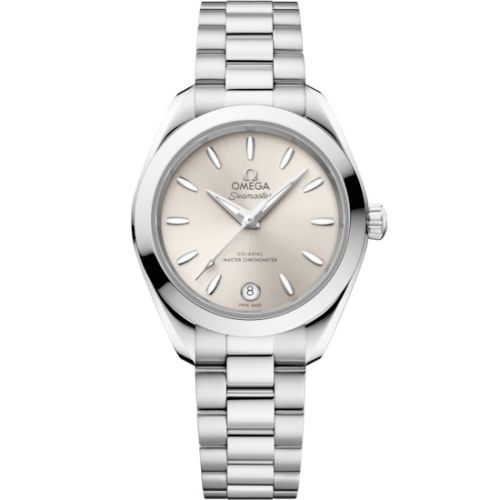 Omega 220.10.30.20.09.001 : Seamaster Aqua Terra 150M Master Co-Axial 30 Stainless Steel / Sandstone
