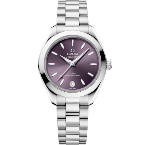 Omega 220.10.30.20.10.002 : Seamaster Aqua Terra 150M Master Co-Axial 30 Stainless Steel / Lavender / Bracelet