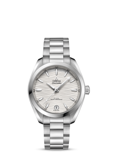 Omega 220.10.34.20.02.002 : Seamaster Aqua Terra 150M Master Chronometer 34 Stainless Steel / Silver-Waves / Bracelet