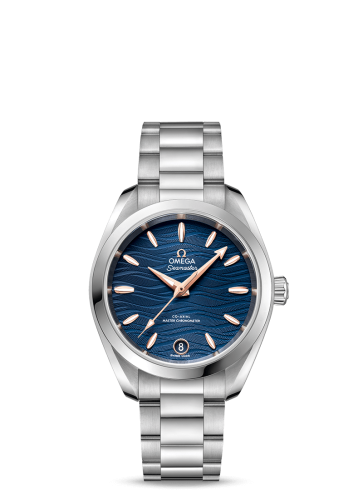 Omega 220.10.34.20.03.001 : Seamaster Aqua Terra 150M Master Chronometer 34 Stainless Steel / Blue-Waves / Bracelet