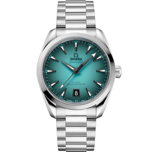 Omega 220.10.38.20.03.005 : Seamaster Aqua Terra 150M Master Chronometer 38 Stainless Steel / Turquoise / Bracelet