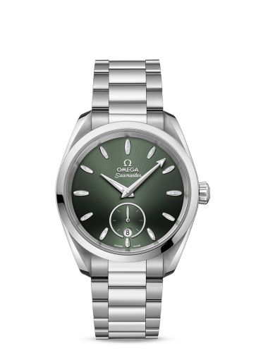Omega 220.10.38.20.10.001 : Seamaster Aqua Terra 150M Master Chronometer Small Seconds 38 Stainless Steel / Green / Bracelet
