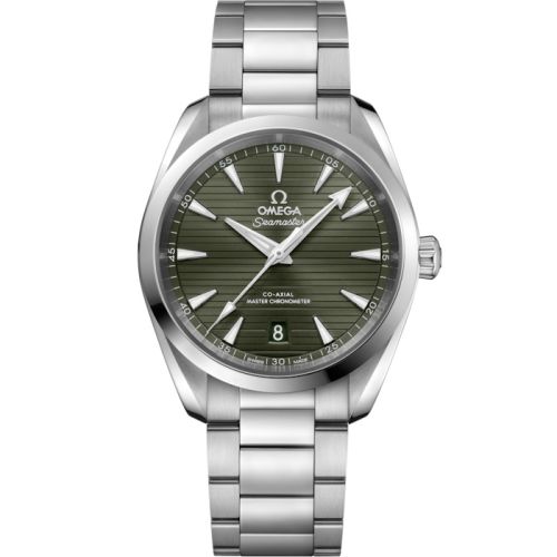 Omega 220.10.38.20.10.003 : Seamaster Aqua Terra 150M Master Chronometer 38 Stainless Steel / Green / Bracelet